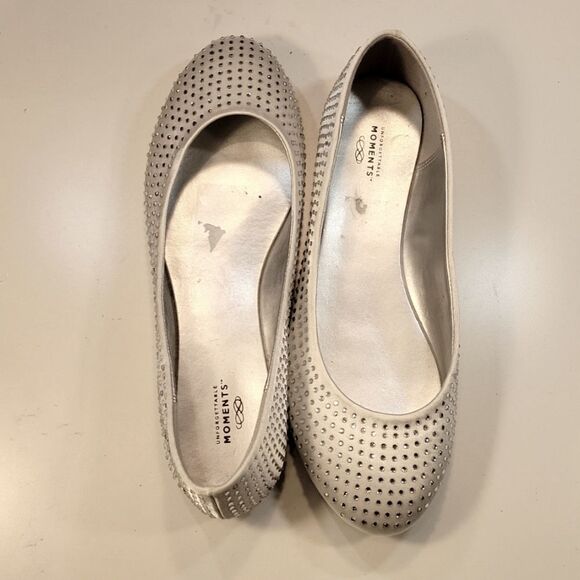 UNFORGETTABLE MOMENTS WOMEN"S BALLET FLATS WITH  RHINESTONES EMBELLISHMENTS - Picture 9 of 12